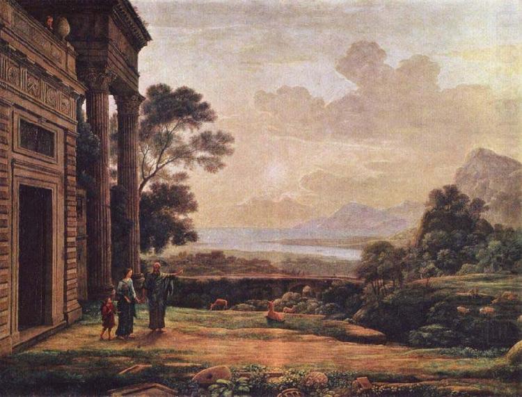 Verstobung der Hagar, Claude Lorrain